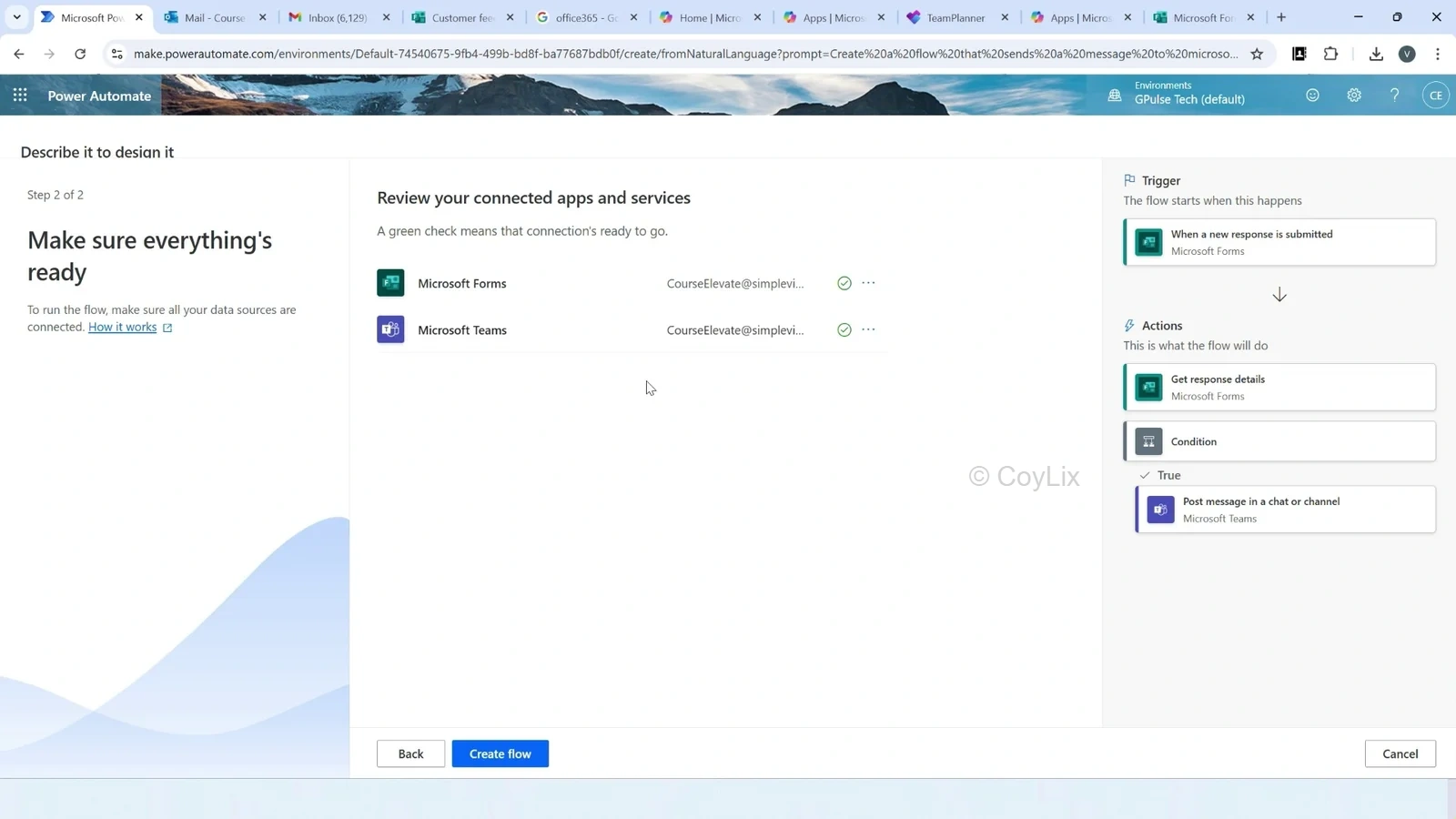 Power Automate Co-Pilot step to send Teams message by CoyLix
