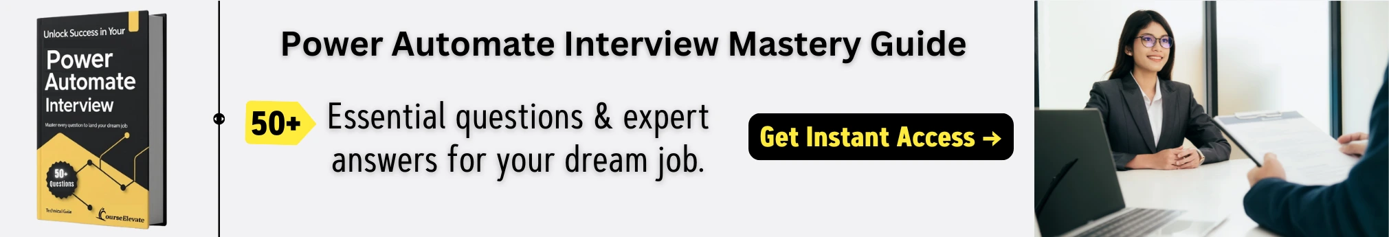 Power Automate Interview Questions eBook – CourseElevate