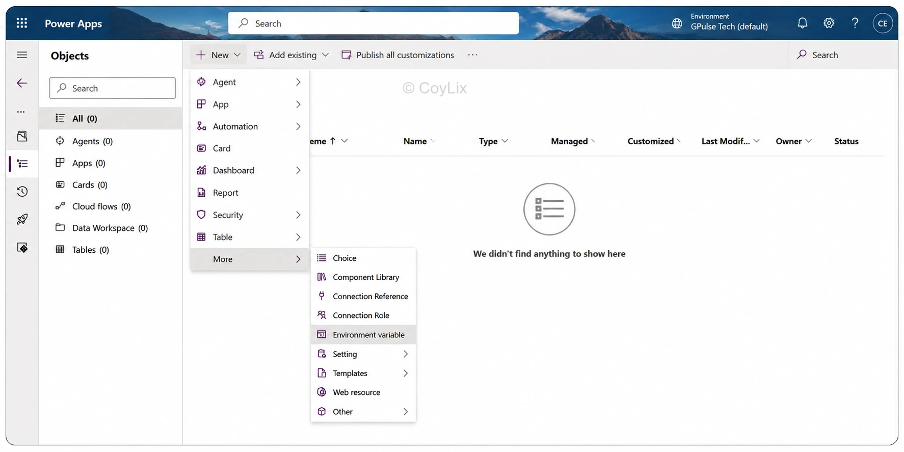 Creating environment variable in Power Apps solution by CoyLix