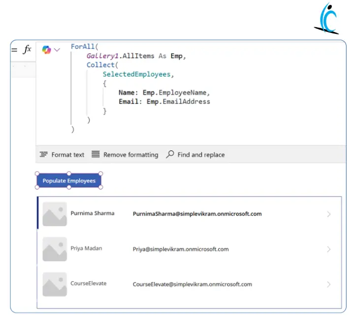 As operator in Power apps