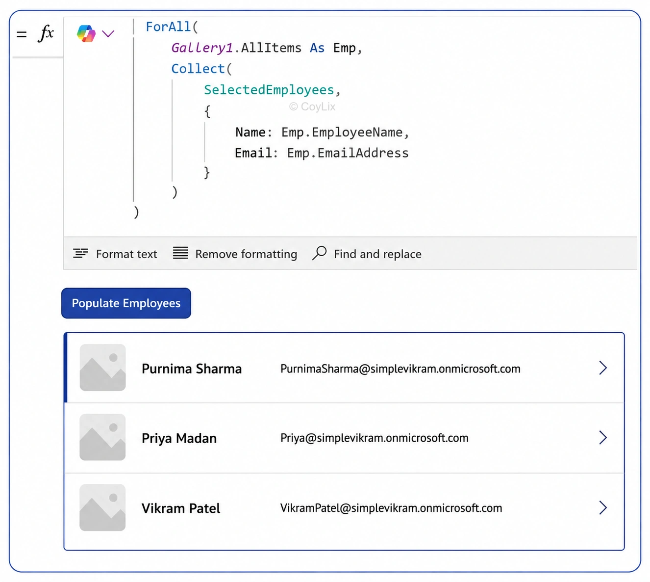 As operator in Power apps  by CoyLix