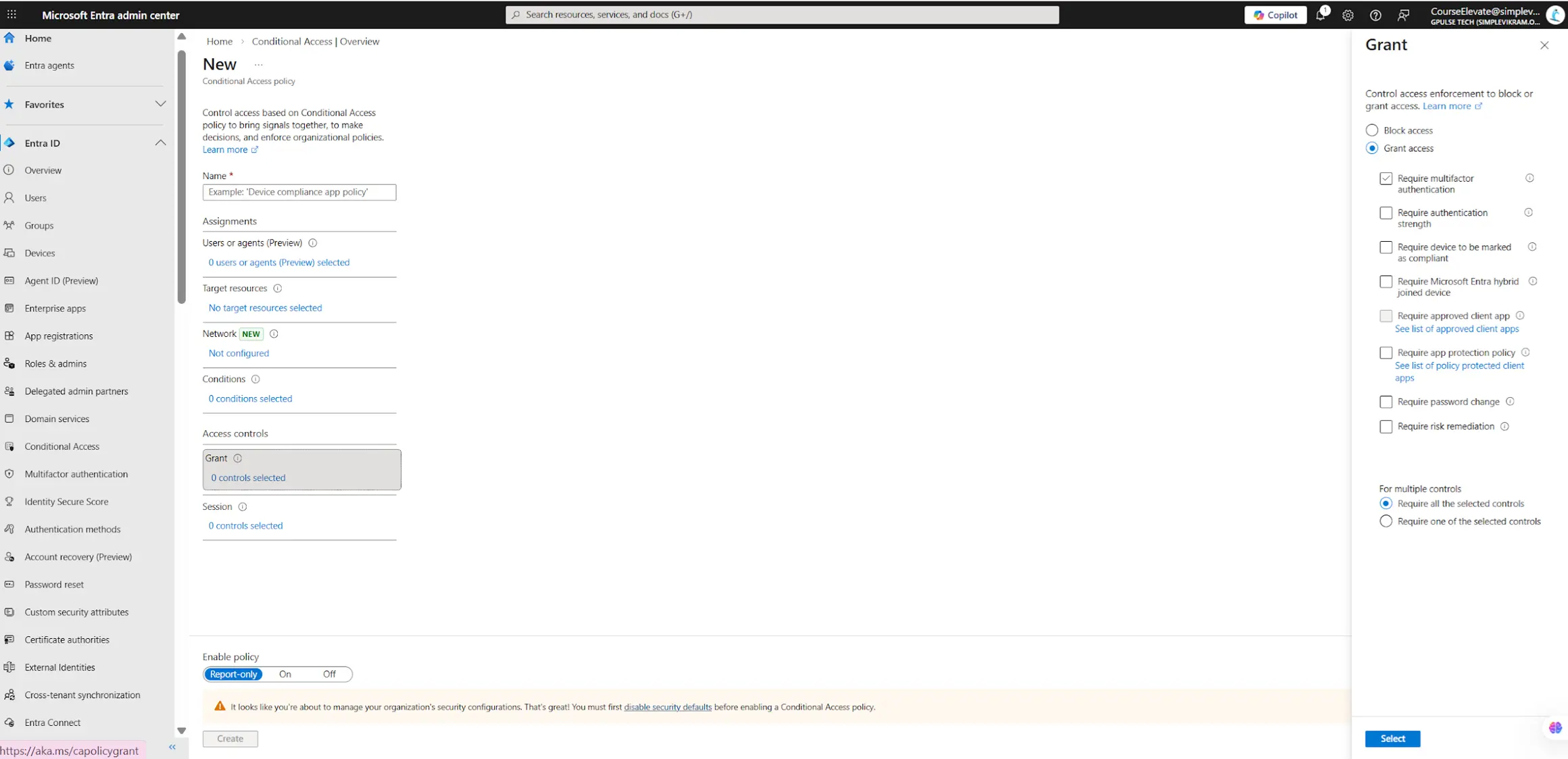 Power Apps security interview questions  conditional access page