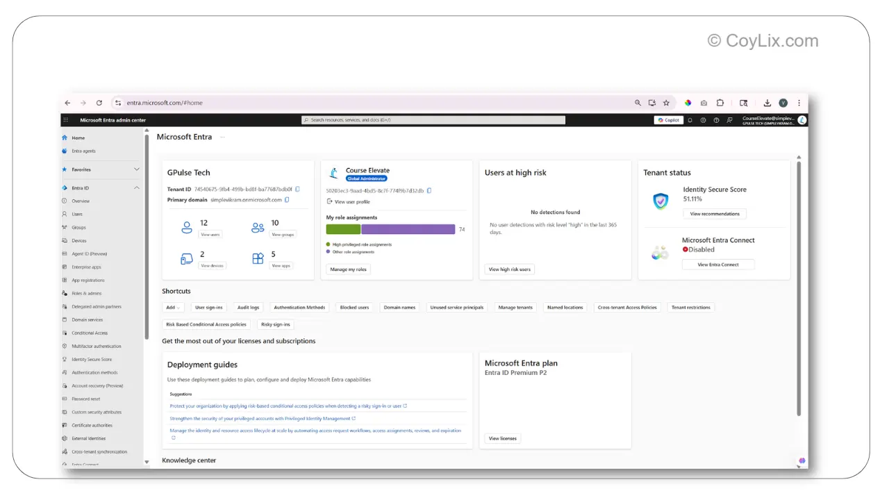 Power Apps security interview questions  MFA Entra admin center