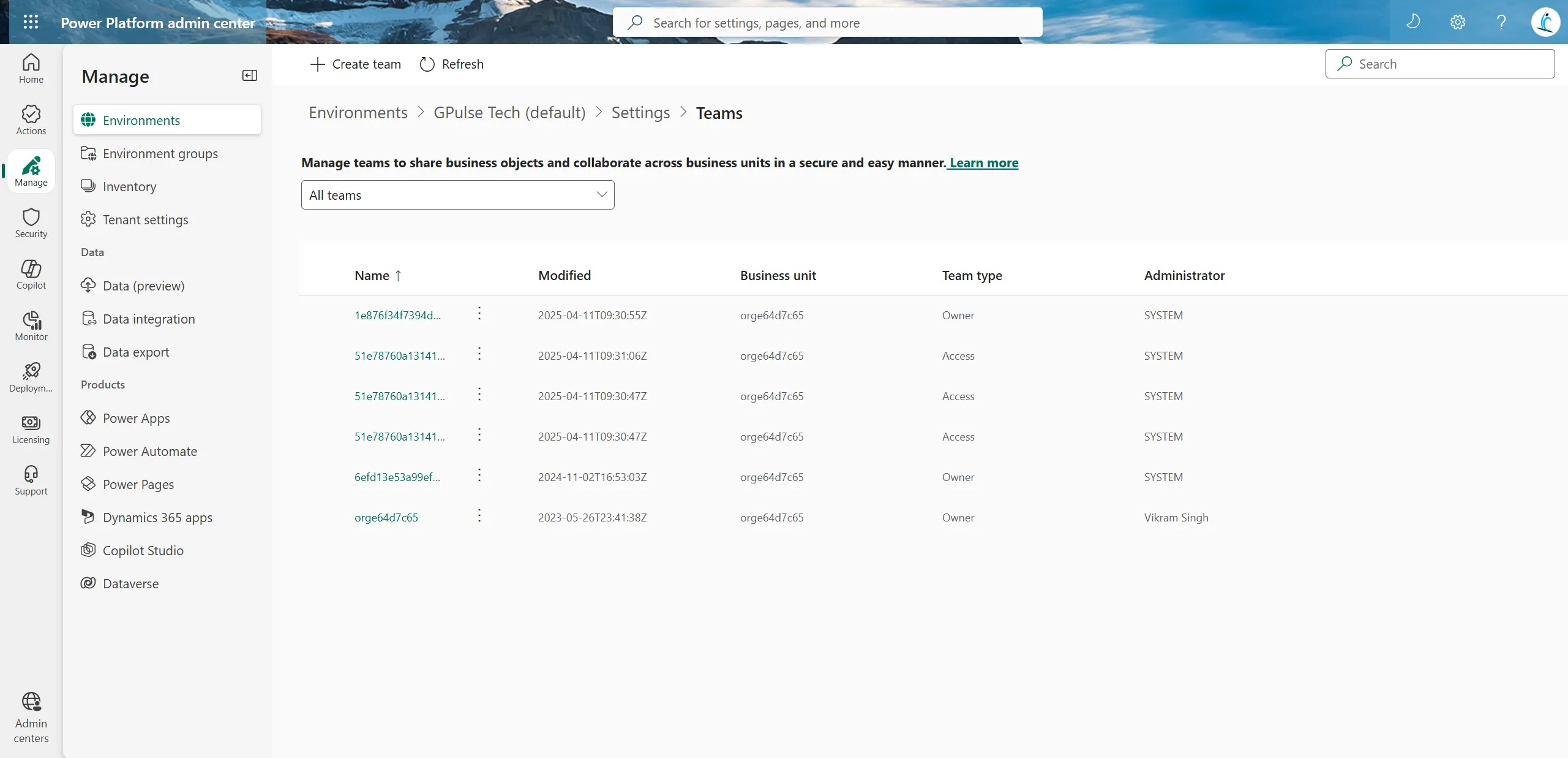 Model-Driven Apps performance optimization and ALM interview questions teams settings