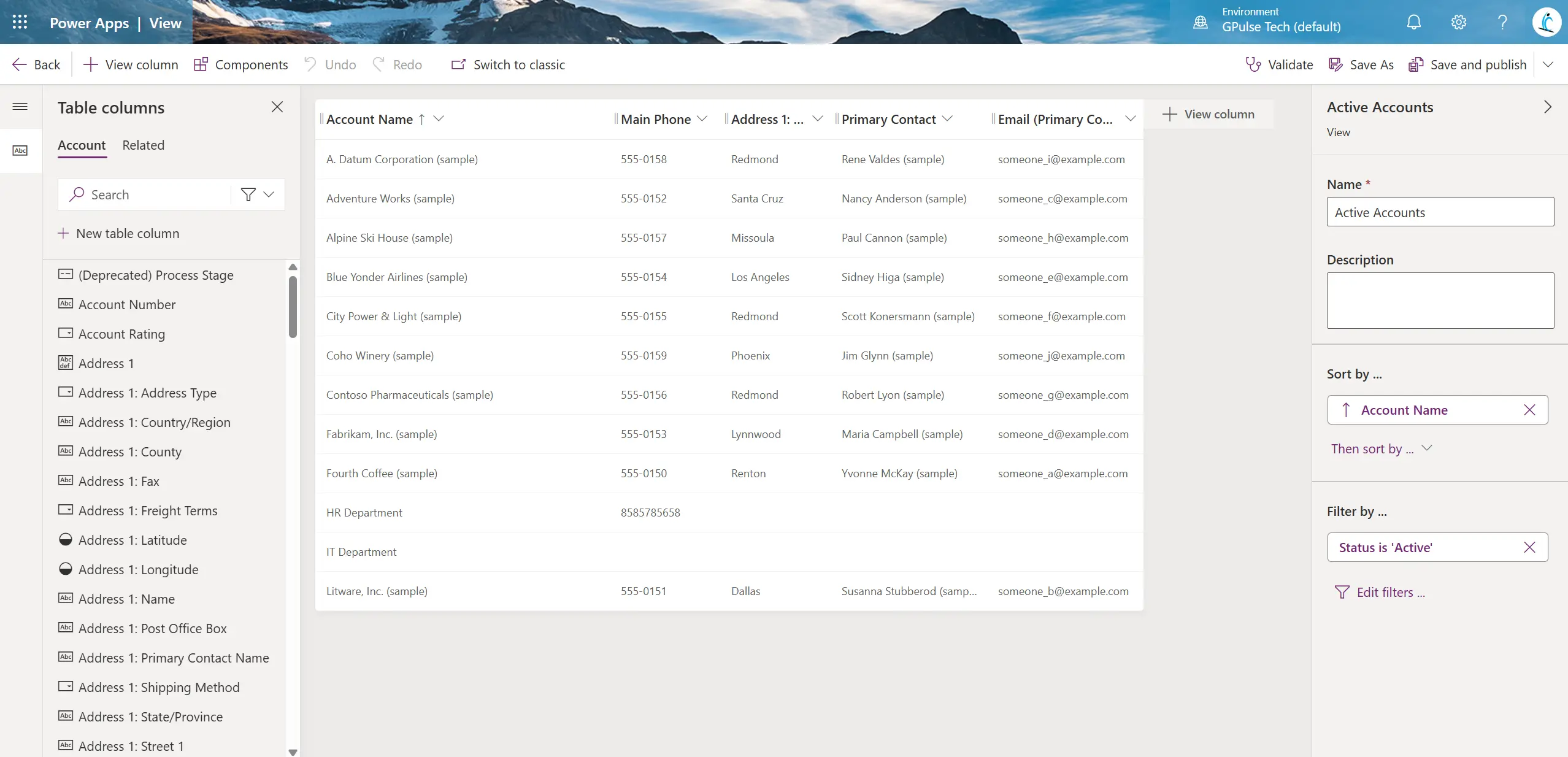 Model-Driven Apps performance optimization and ALM interview questions edit view