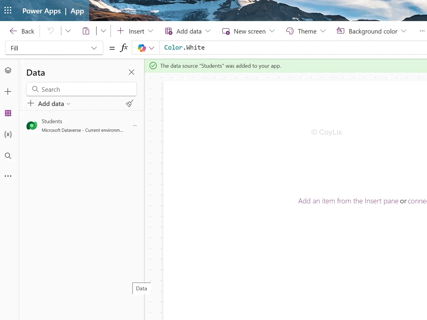 Data source connected successfully by CoyLix