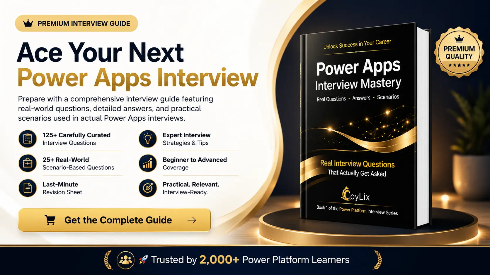  Power apps Interview book by CoyLix